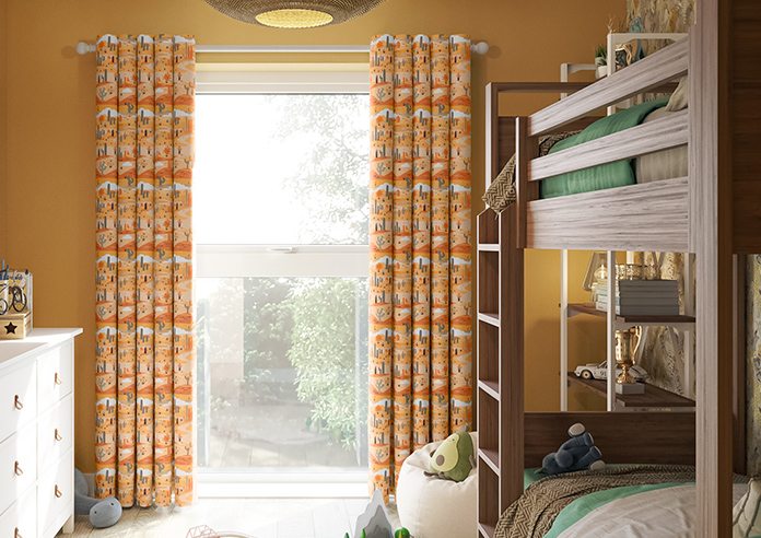 Wild West, Sunset - Made to Measure Curtains - Image 3